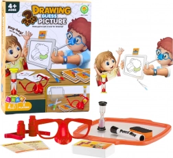 Family Game Draw and Guess the Picture - Nose Drawing