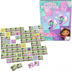 Memo igra Gabby’s Dollhouse – Gabijin Mačji domek, 72 kart