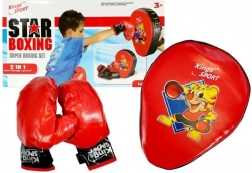 Children's boxing set with gloves and protectors