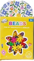 Csillag alakú gyöngyszett 1 m zsinórral