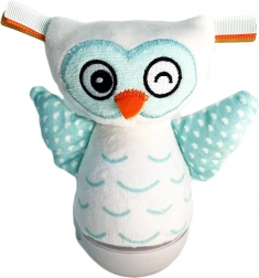 Roly Poly Sleepy Owl with Effects 16 cm