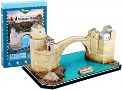 3D puzzle arched bridge in Mostar, Bosnia and Herzegovina – 64 pieces