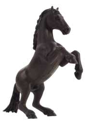 Mojo black mustang figurine