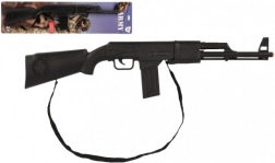 Plastowy karabin/pistolet z klapiącym mechanizmem 66 cm