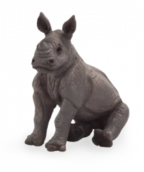 Mojo Sitting Rhino Calf
