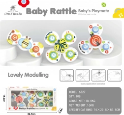 Set di spinner per bambini 3-in-1 coccinella, farfalla, ape con ventose