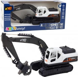 Kettenbagger mit Drehbarer Greifschaufel und 360°-Rotation