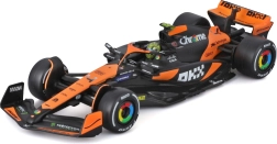 Bburago 1:43 Formula F1 McLaren MCL38 2024 Senna Edition with driver and decorative box