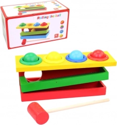 Drvena igračka za zabijanje za djecu