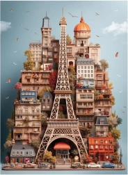 Puzzle Torre Eiffel 1000 pezzi