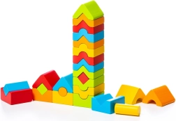 CUBIKA Wooden Puzzle 5 Towers 25 Pieces