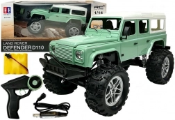 RC terreinwagen LAND ROVER DEFENDER D110 1:14 groen 2.4G