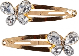 Sponky do vlasů s motýlky - 2 ks