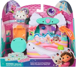 Gabby’s Magic House – Balcony Playset Sweet Shop with Cakey