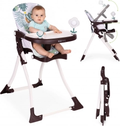 Skládací jídelní židlička s hračkami ECOTOYS