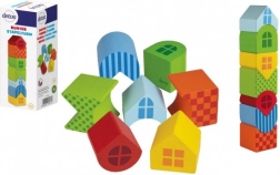 Tour empilable colorée DETOA en bois (7 pièces)