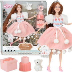 Woopie pop Emi kerstprinses met beertje