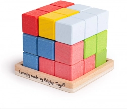 Bigjigs Toys Wooden Puzzle Cube