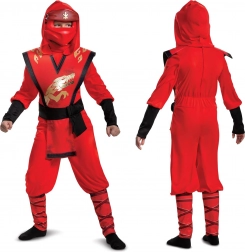 Børnekostume LEGO NINJAGO Kai 7–8 år (127–136 cm)