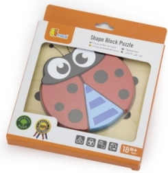 Wooden mini puzzle Ladybird VIGA
