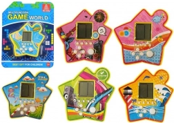 Jeu électronique de poche Tetris en forme d’étoile – jaune