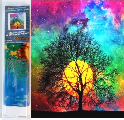 NORIMPEX Diamond Painting Kit Colorful Sunset 30 × 40 cm