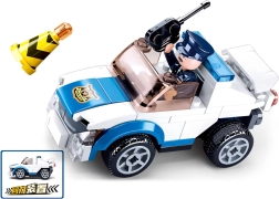 Sluban Police pull-back patrol car