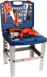 2-in-1 Workshop Set for Kids 3+ Portable Carry Case and Workbench with Tools