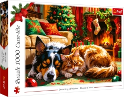 Puzzle Rêver de Noël 1000 pièces TREFL