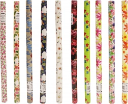 Wrapping paper with floral motif 0.7 × 2 m