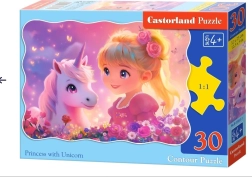 Princess and Unicorn Puzzle 30 pieces CASTORLAND