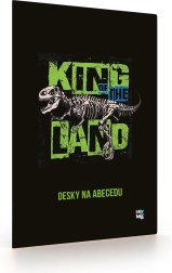 Desky na abecedu ABC Premium Dinosaurus A4