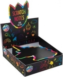 Scratch Art Pad with 75 Sheets and Stylus 9 × 9 cm