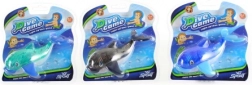 Light-up diving whale for water (color mix)