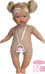 Bambola Aitana realistica con corpo morbido e suoni 33 cm