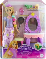 Disney Princess Rapunzel with Stylish Accessories – playset with doll and friend Pascal