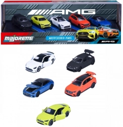 Set regalo Mercedes-AMG di macchinine in metallo 1:64, 5 pz