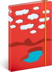 Ice Surfers Notebook with Hardcover