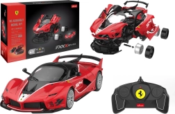 Rastar Kit de construction 1:18 Ferrari FXXK EVO rouge 88 pièces