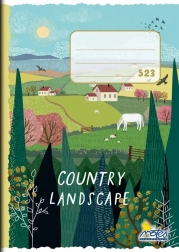 A5 School Notebook Ruled 12 mm Nature 20 sheets