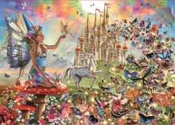 Educa puzzel Fee en vlinders 500 stukjes