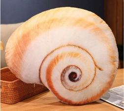 Plyšová hračka mušľa - vankúš 50 x 40 cm