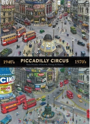 Puzzle Piccadilly Circus Across the Decades 1000 Pieces GIBSONS