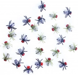 Halloween dekoráció legyekkel