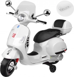 Elektrische kinderstep Vespa GTS Super op accu – wit
