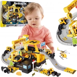 Woopie garázs és parkoló építőgépekkel, 41 elem