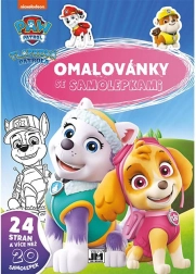 Album da colorare A4 con adesivi PAW PATROL
