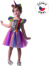 Carnival Unicorn Dress for Children 92-104 cm