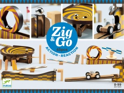Wooden Track Zig Go 45 Pieces Djeco
