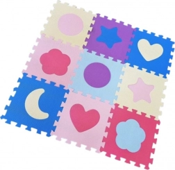 Pena puzzle Pastelne oblike